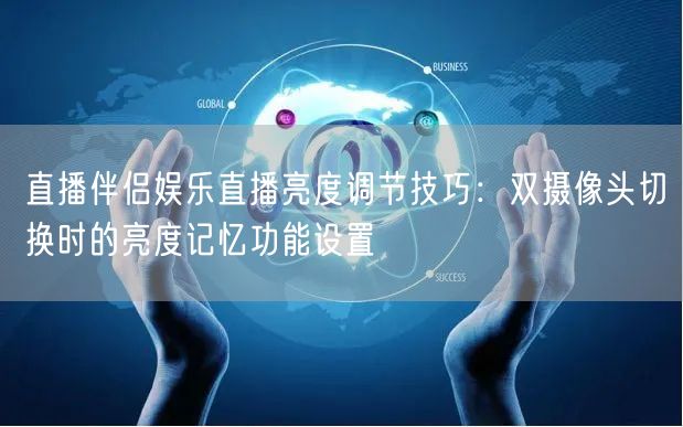 直播伴侣娱乐直播亮度调节技巧：双摄像头切换时的亮度记忆功能设置