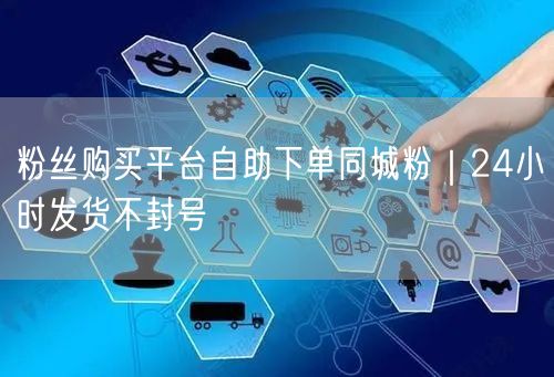 粉丝购买平台自助下单同城粉｜24小时发货不封号
